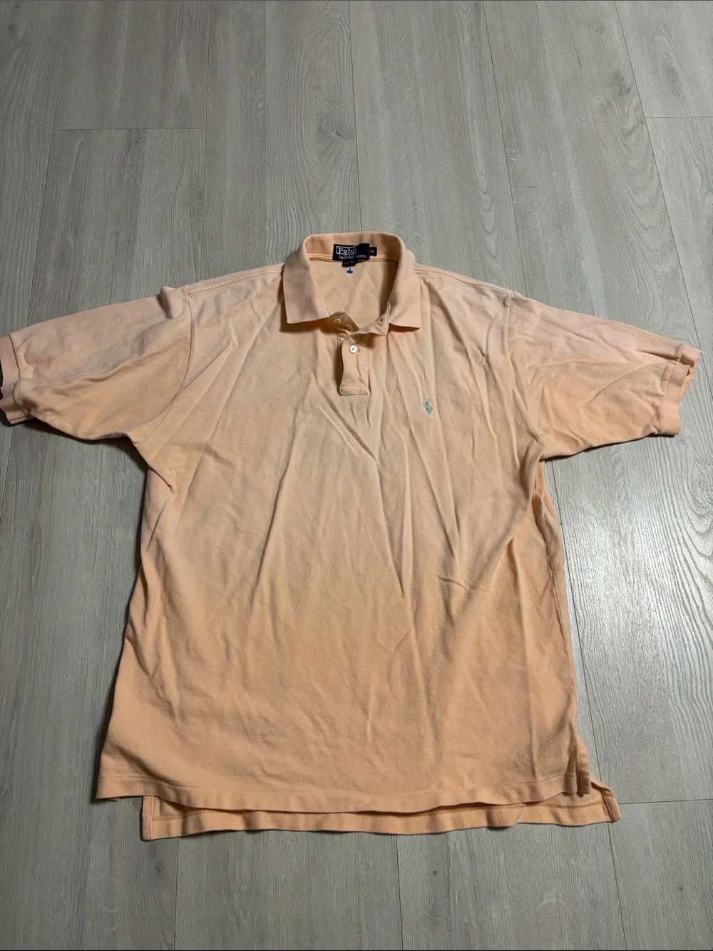 🔥BUNDLESALE Mens XL Polo by Ralph Lauren Peach Short-Sleeve Cotton Polo